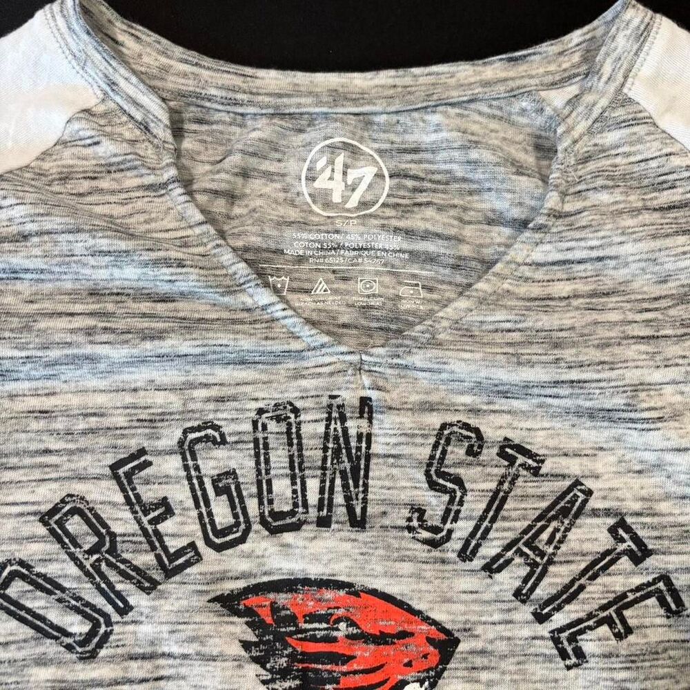 47 Women's Grey T-shirt - Picture 4 of 5
